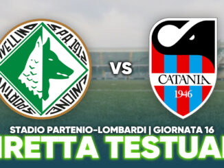 Avellino-Catania: Tabellino e Cronaca in diretta